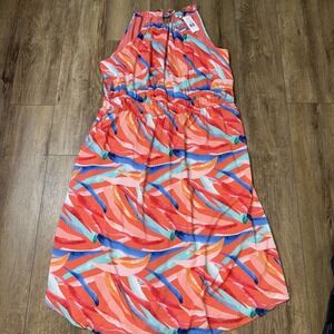 Dex Women's multicolor sleeveless maxi‎ dress three XL